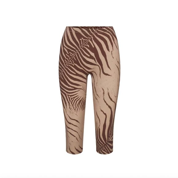 NWT SKIMS X Roberto Cavalli Zebra CAPRI PANTS XL